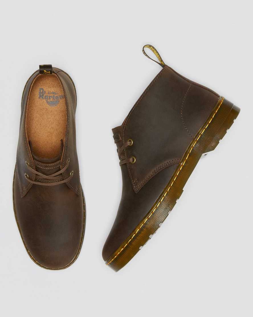 bruna dr martens cabrillo crazy horse desert boots för herr