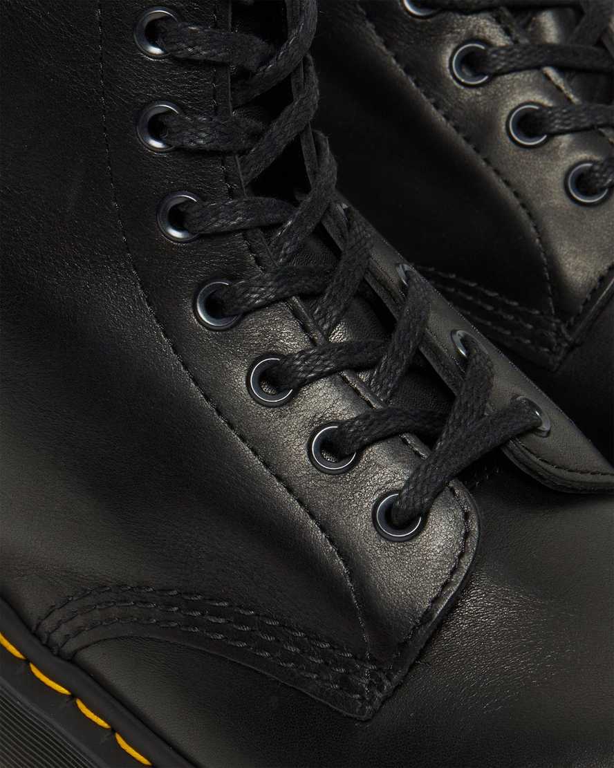 svarta dr martens 1460 pascal ziggy herrstövlar med snörning