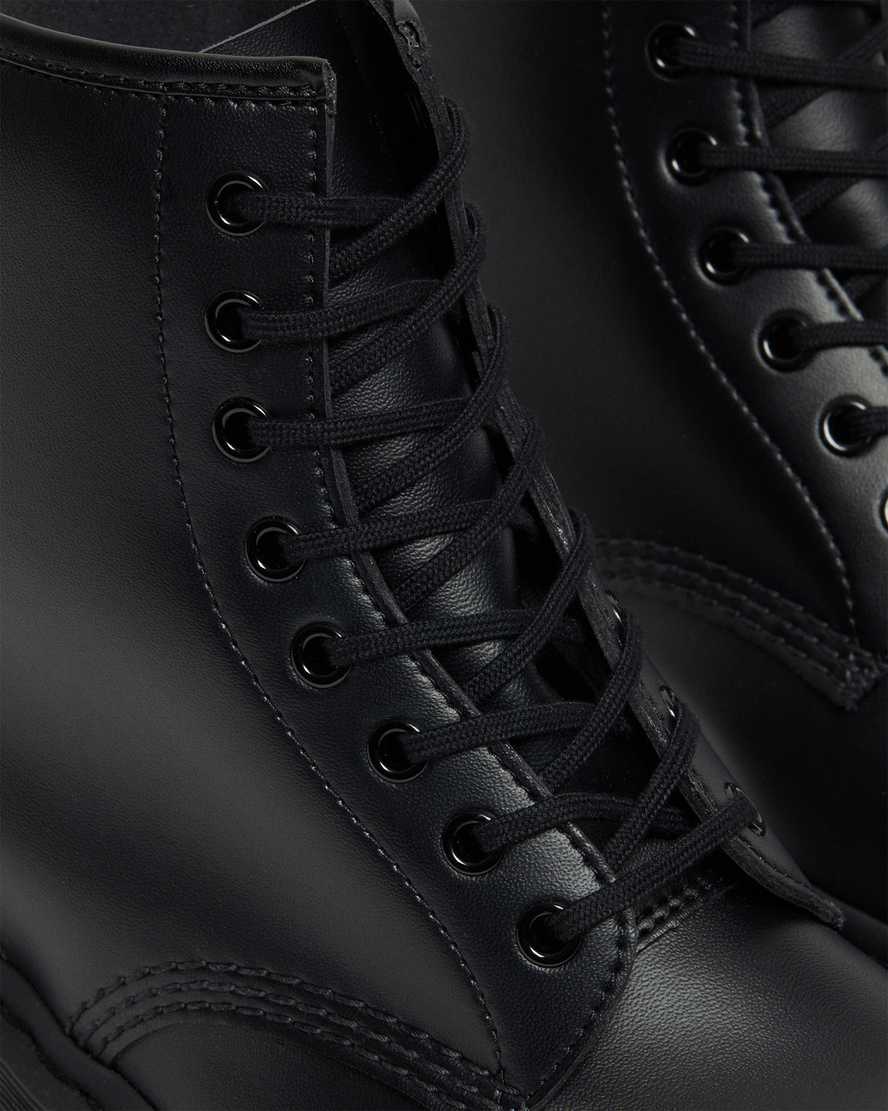 svarta dr martens 1460 bex mono herrstövlar med snörning