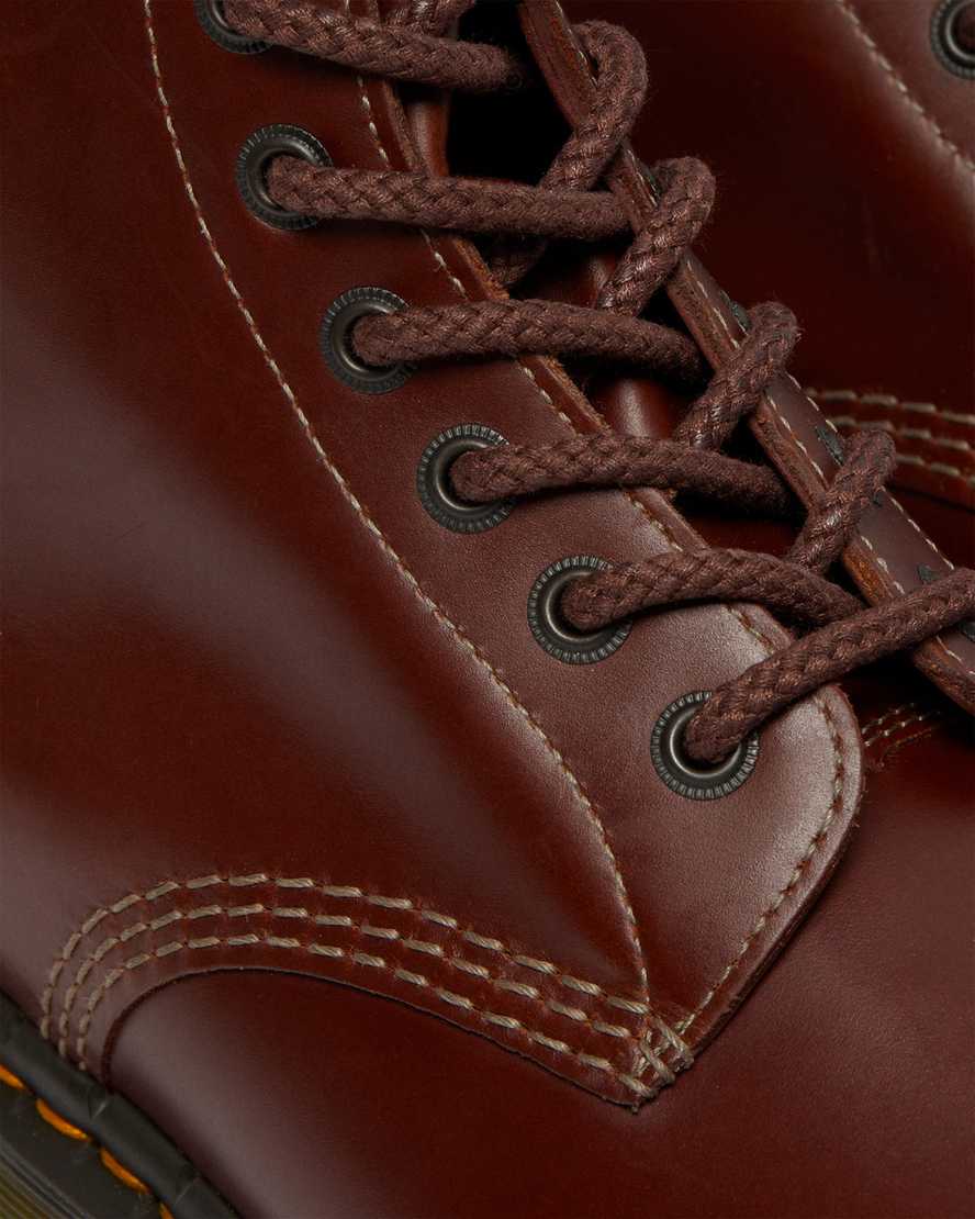 bruna dr martens 1460 abruzzo herrstövlar med snörning