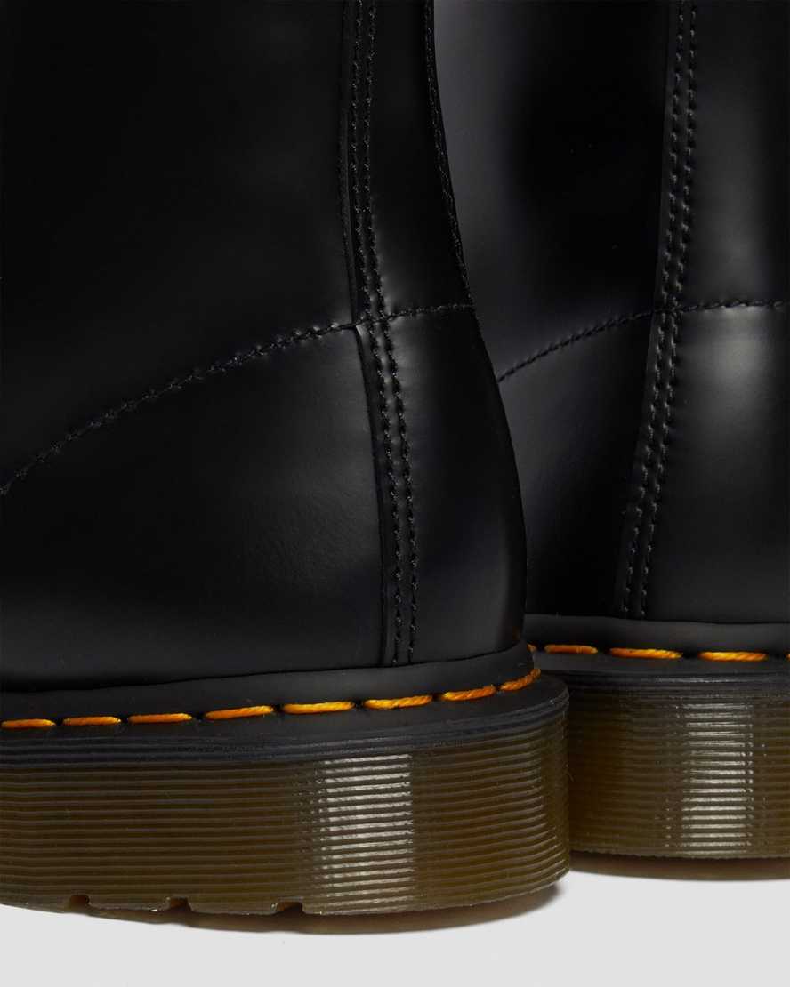 svarta dr martens 1460 pascal verso smooth herrstövlar med snörning
