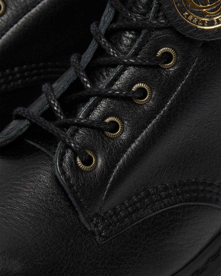 svarta dr martens 1460 pascal herrstövlar med snörning