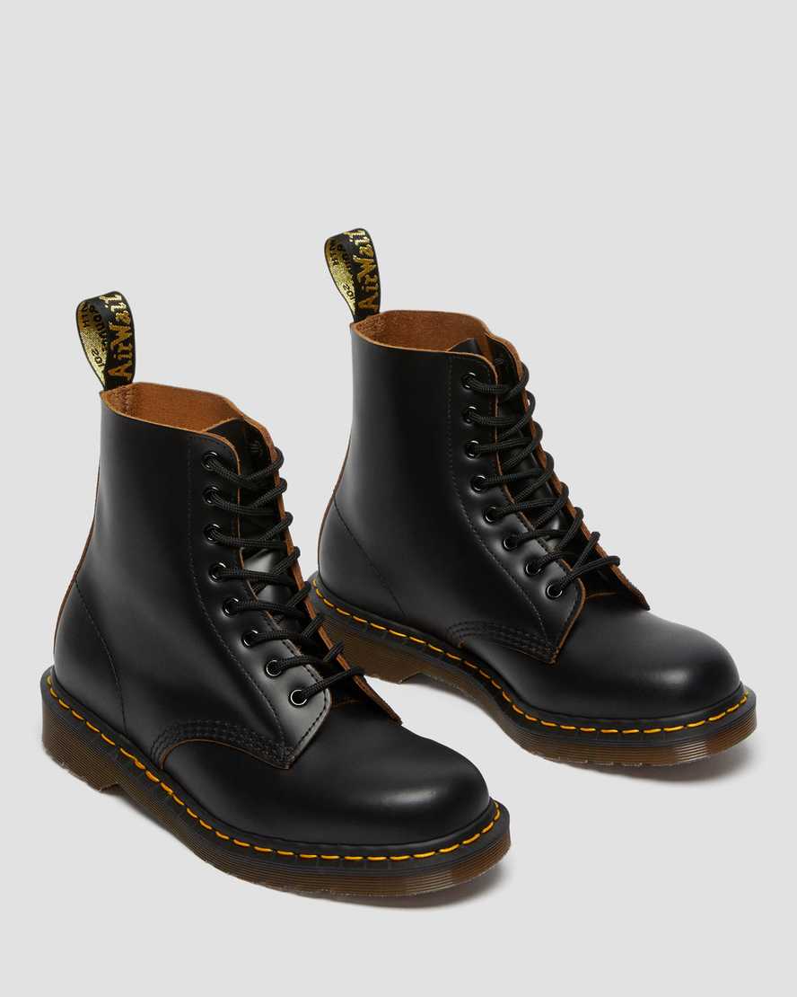 svarta dr martens 1460 vintage made in england herrstövlar med snörning