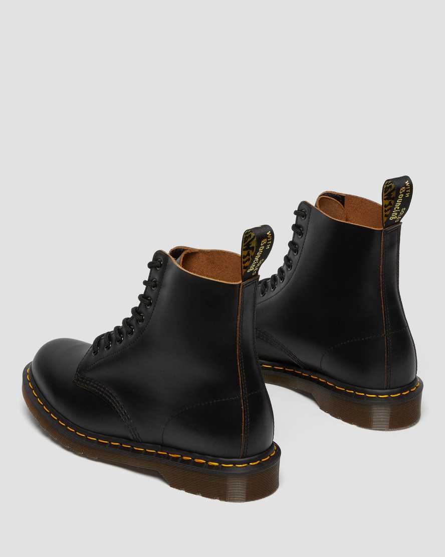 svarta dr martens 1460 vintage made in england herrstövlar med snörning