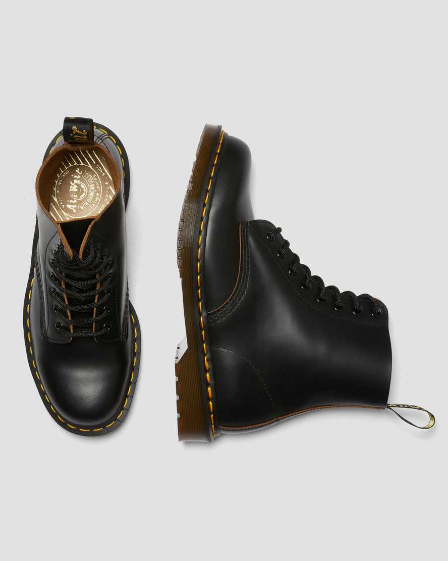 svarta dr martens 1460 vintage made in england herrstövlar med snörning
