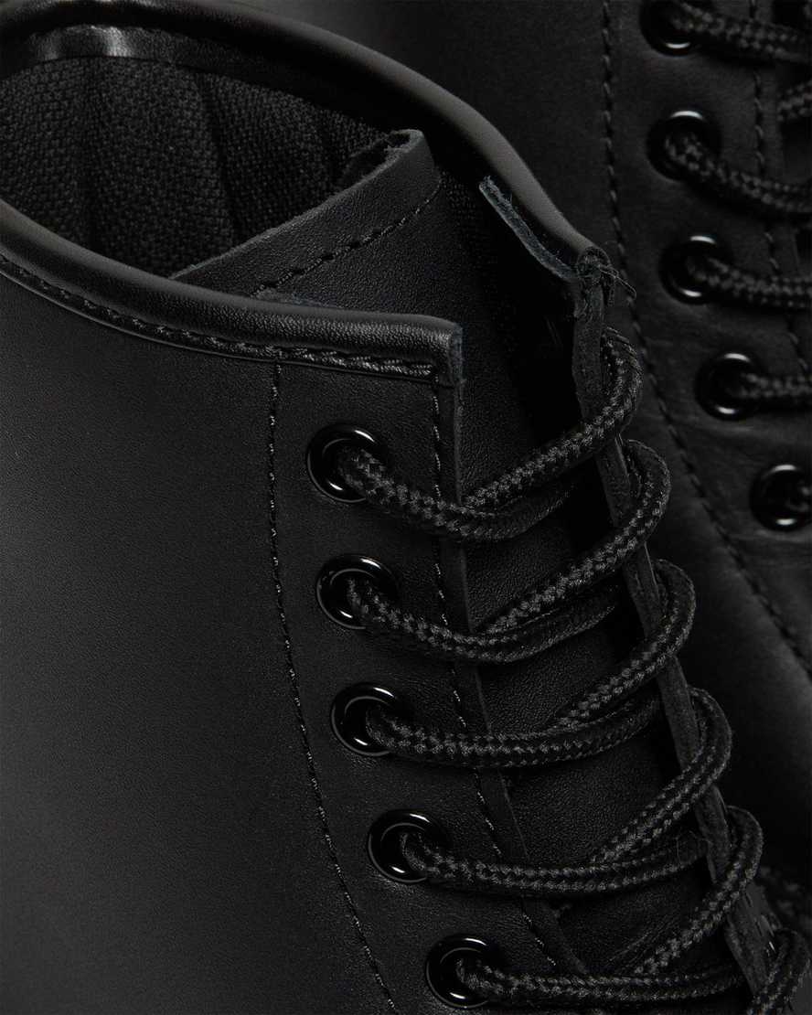 svarta dr martens 1460 halkfria herrstövlar med snörning
