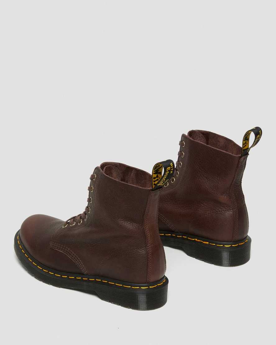 bruna dr martens 1460 pascal ambassador herrstövlar med snörning