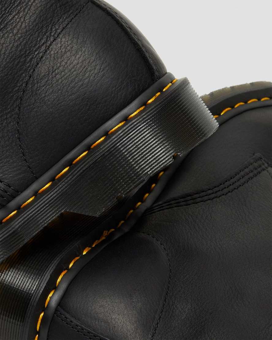 svarta dr martens 1460 pascal ambassador herrstövlar med snörning
