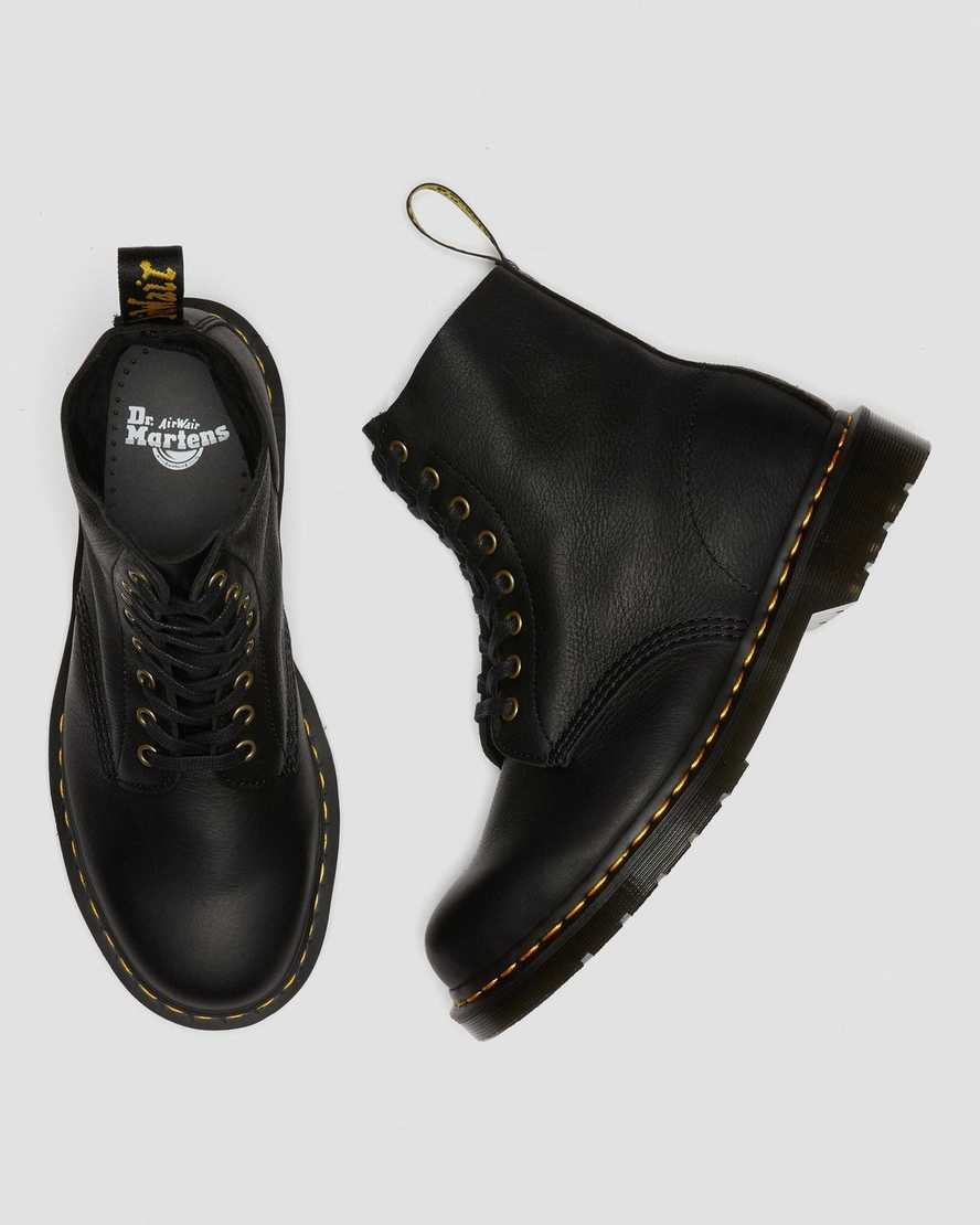 svarta dr martens 1460 pascal ambassador herrstövlar med snörning