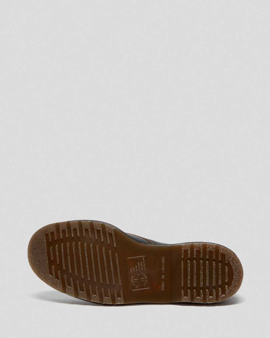svarta dr martens 1490 vintage made in england herrstövlar med halva vaden