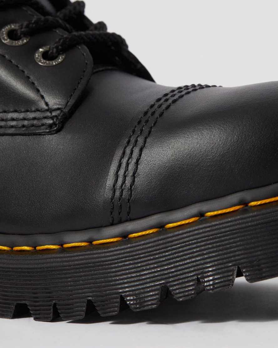 svarta dr martens 8761 bxb herrstövlar med halvhöga vadar