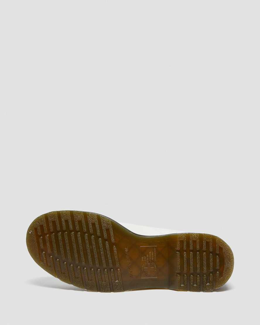 vita dr martens church smooth monkey-stövlar för män