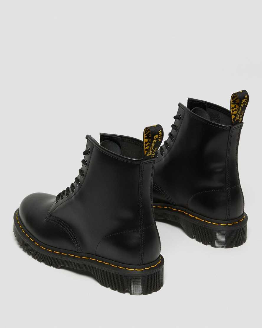 svarta dr martens 1460 bex smooth herr platåstövlar