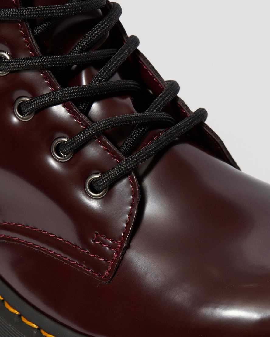 röda dr martens jadon ii herr platåstövlar