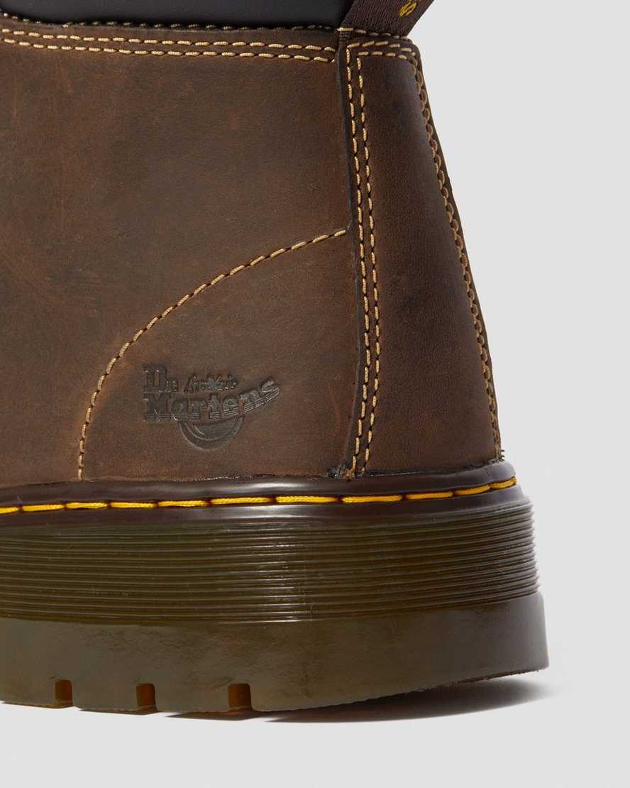 mörkbruna dr martens winch extra wide herr arbetsstövlar