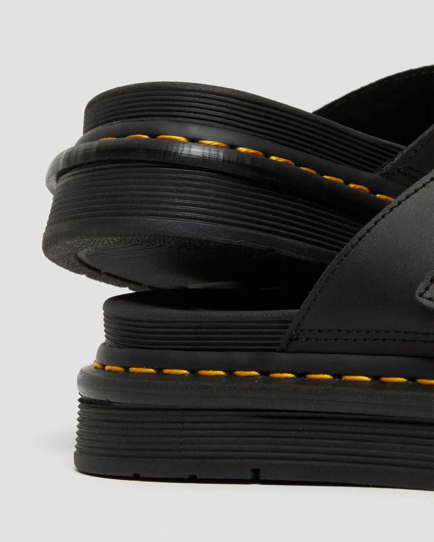 svarta dr martens dax herr slidesandaler