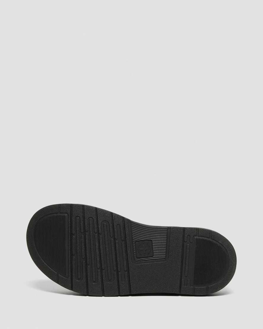 svarta dr martens dax herr slidesandaler