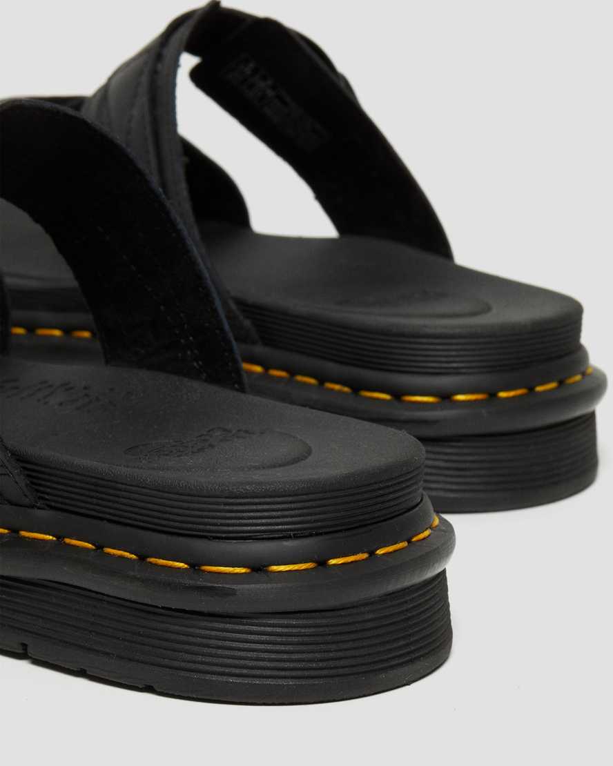 svarta dr martens chilton herrsandaler