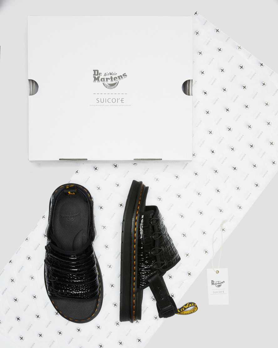 svarta dr martens mura suicoke croco herrsandaler
