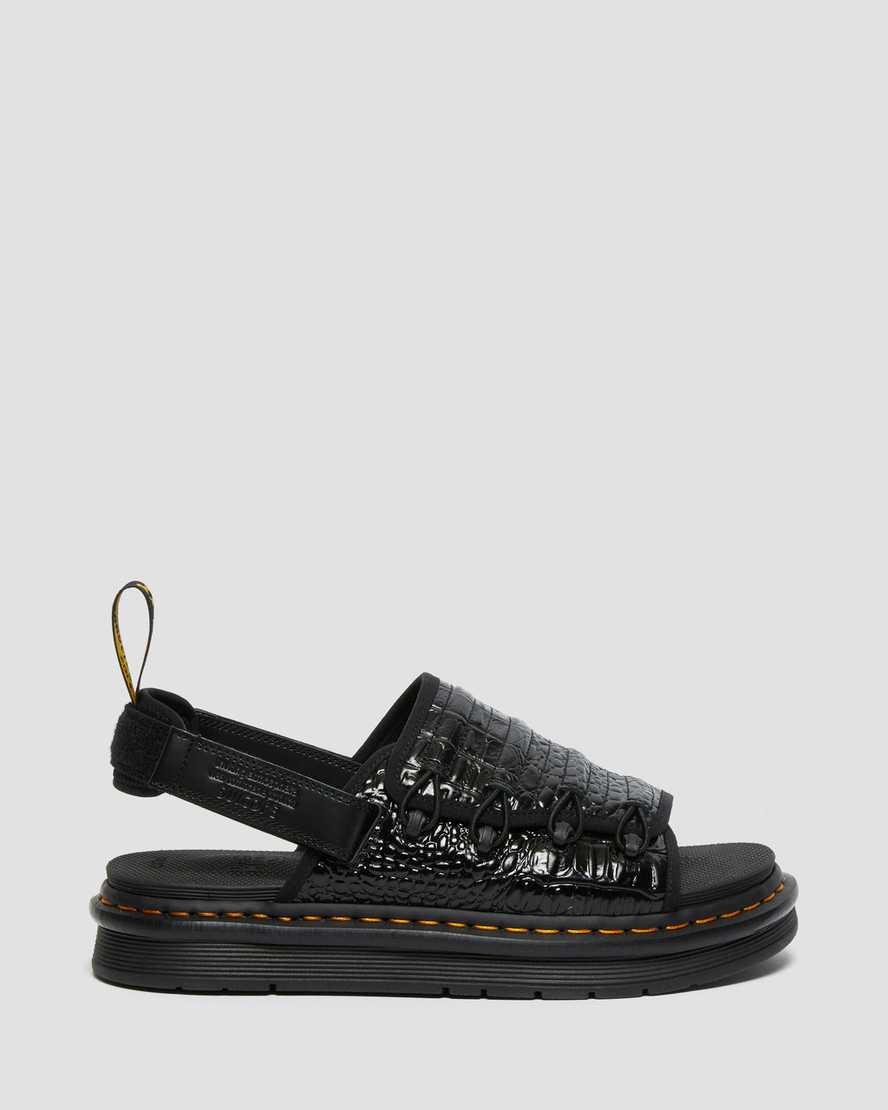 svarta dr martens mura suicoke croco herrsandaler