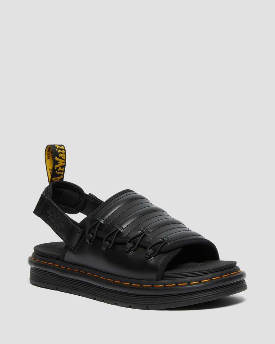 svarta dr martens mura suicoke herrsandaler