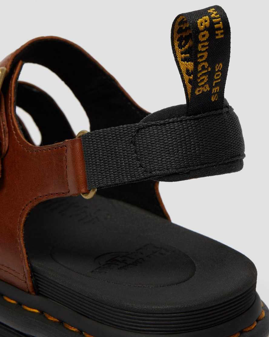 bruna dr martens soloman luxor herrsandaler med rem