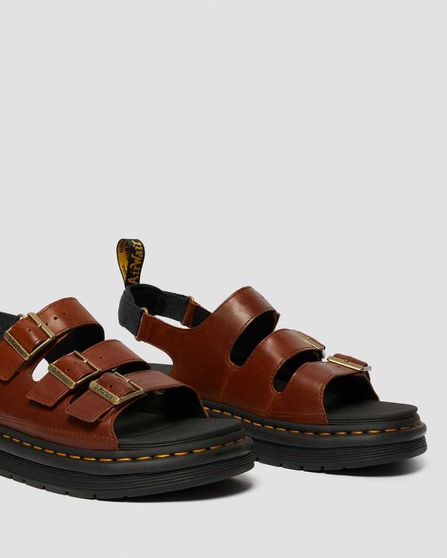 bruna dr martens soloman luxor herrsandaler med rem