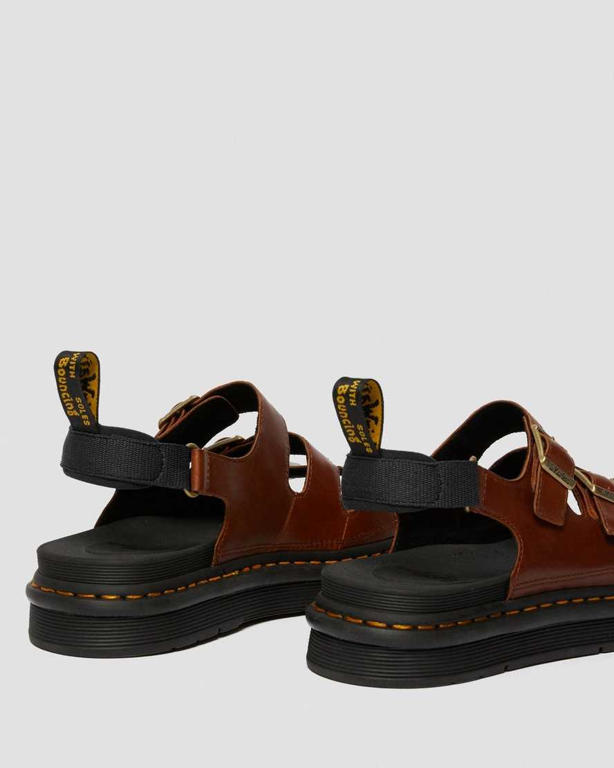 bruna dr martens soloman luxor herrsandaler med rem