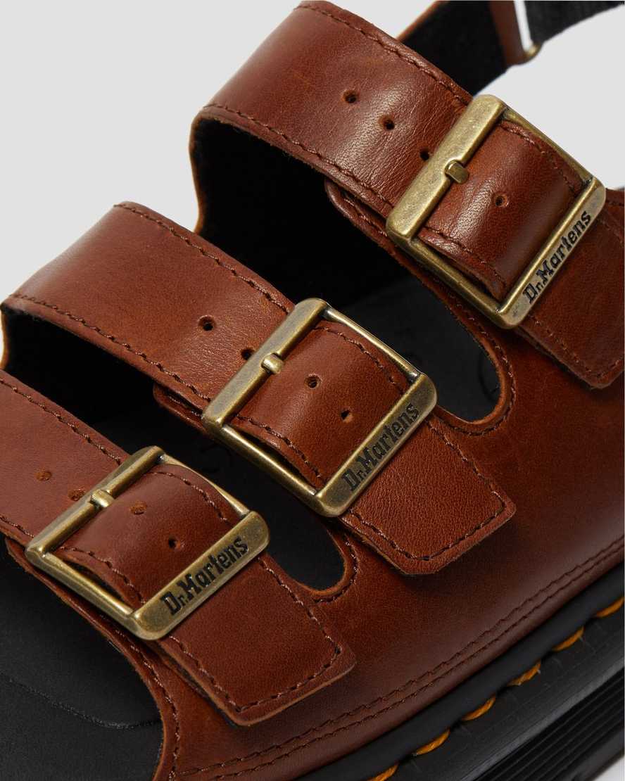 bruna dr martens soloman luxor herrsandaler med rem