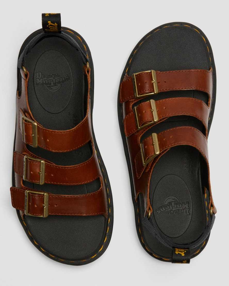 bruna dr martens soloman luxor herrsandaler med rem