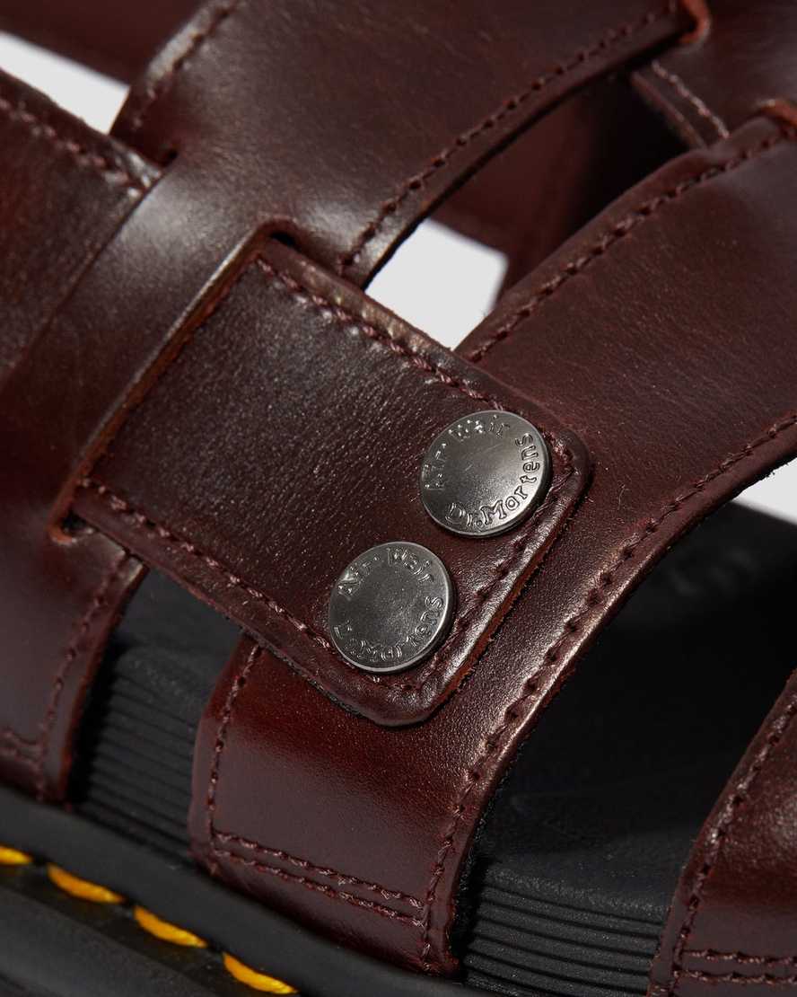 bruna dr martens terry herrsandaler med rem