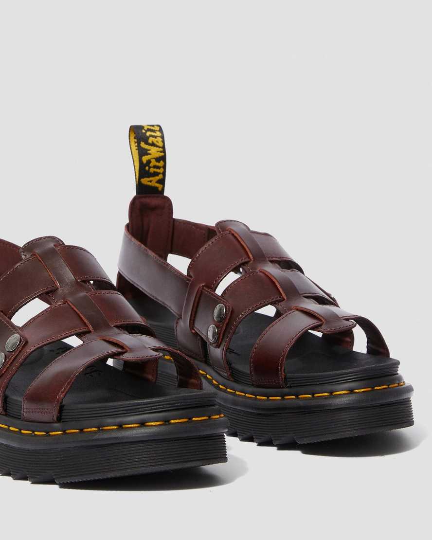 bruna dr martens terry herrsandaler med rem