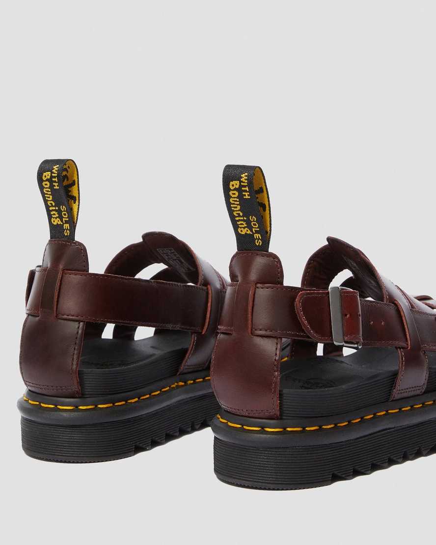 bruna dr martens terry herrsandaler med rem