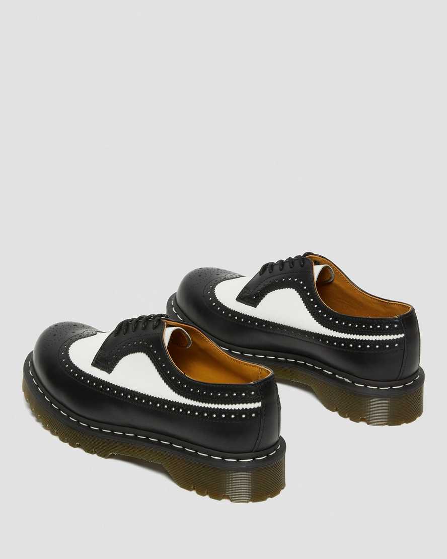 svarta dr martens 3989 bex smooth brogueskor för herr