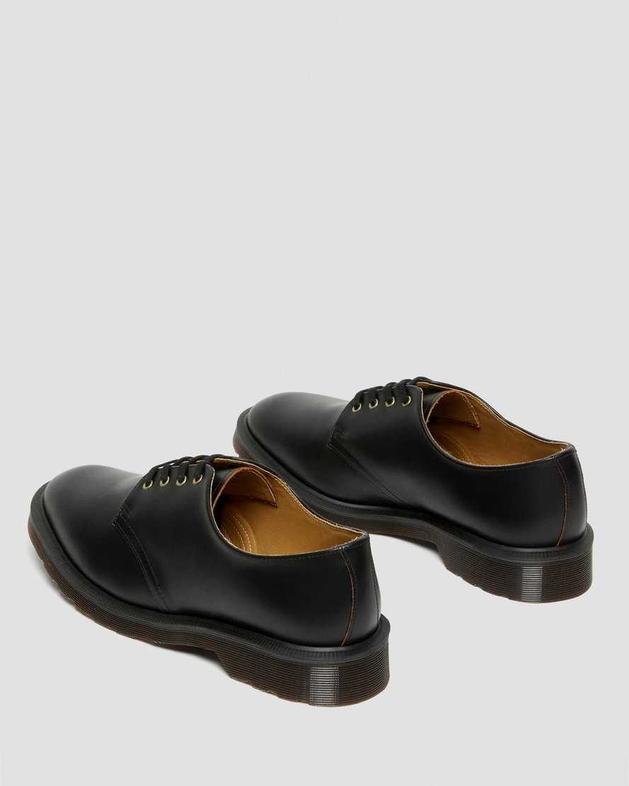 svarta dr martens smiths vintage smooth herrskor