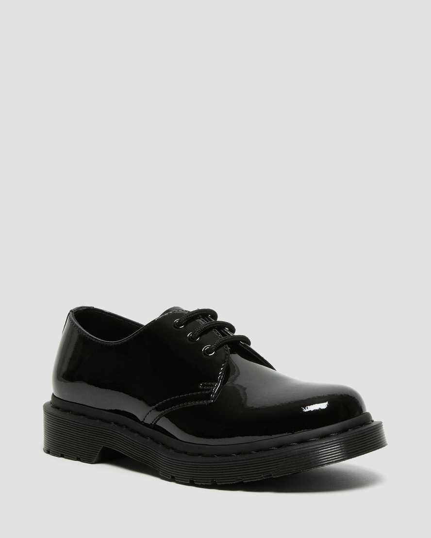 svarta dr martens 1461 mono patent herrskor