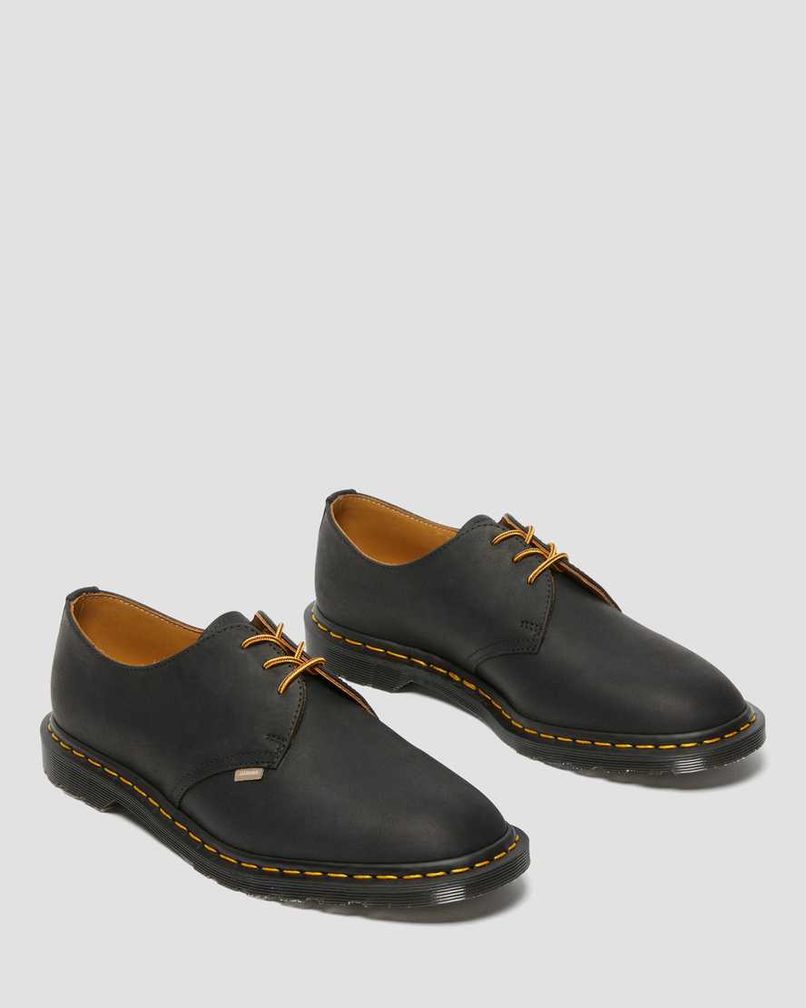 svarta dr martens archie ii jjjjound wyoming herrskor med snörning