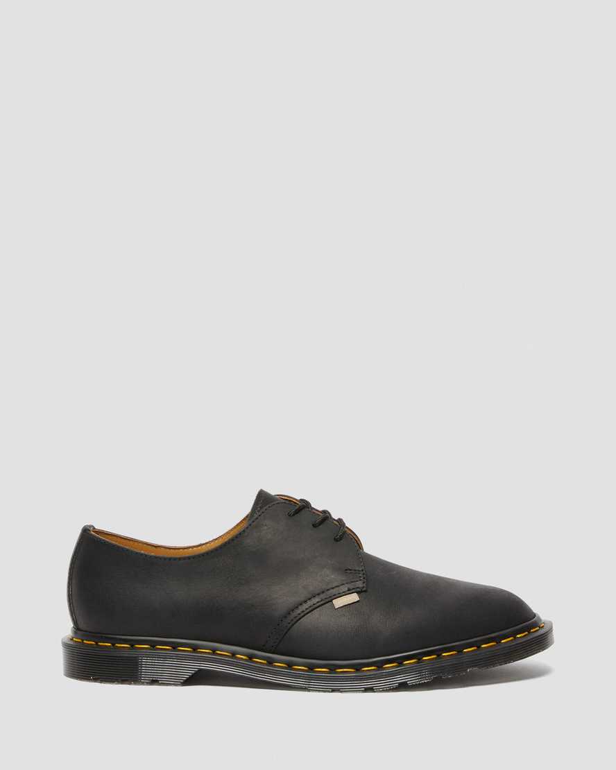 svarta dr martens archie ii jjjjound wyoming herrskor med snörning