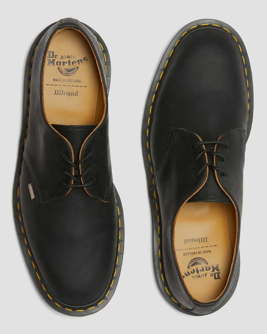 svarta dr martens archie ii jjjjound wyoming herrskor med snörning