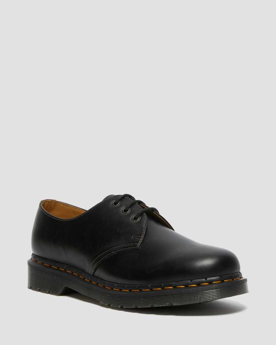 svarta dr martens 1461 abruzzo oxfordskor för män