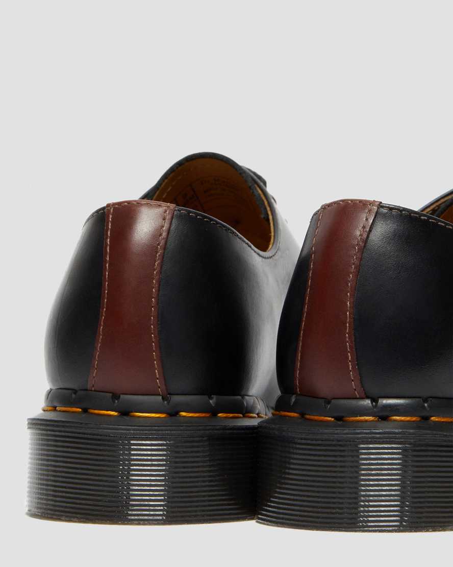 svarta dr martens 1461 abruzzo oxfordskor för män