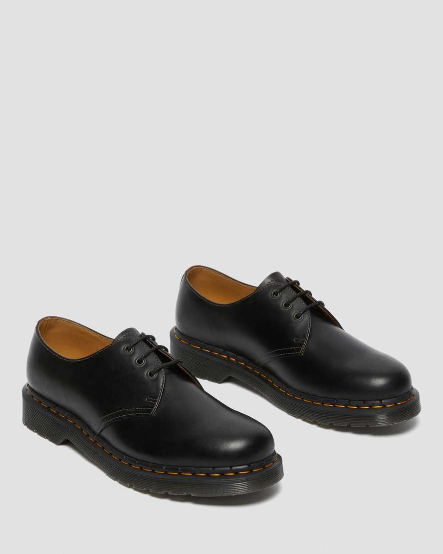 svarta dr martens 1461 abruzzo oxfordskor för män
