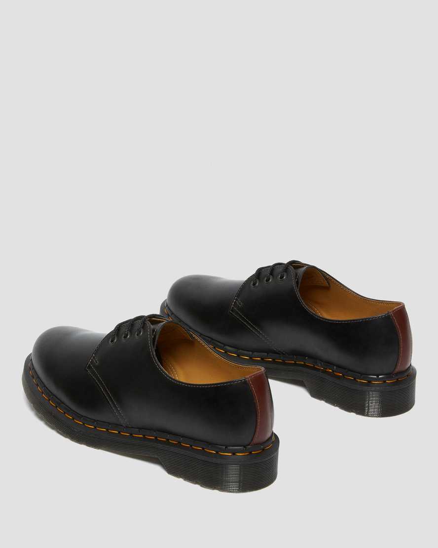 svarta dr martens 1461 abruzzo oxfordskor för män