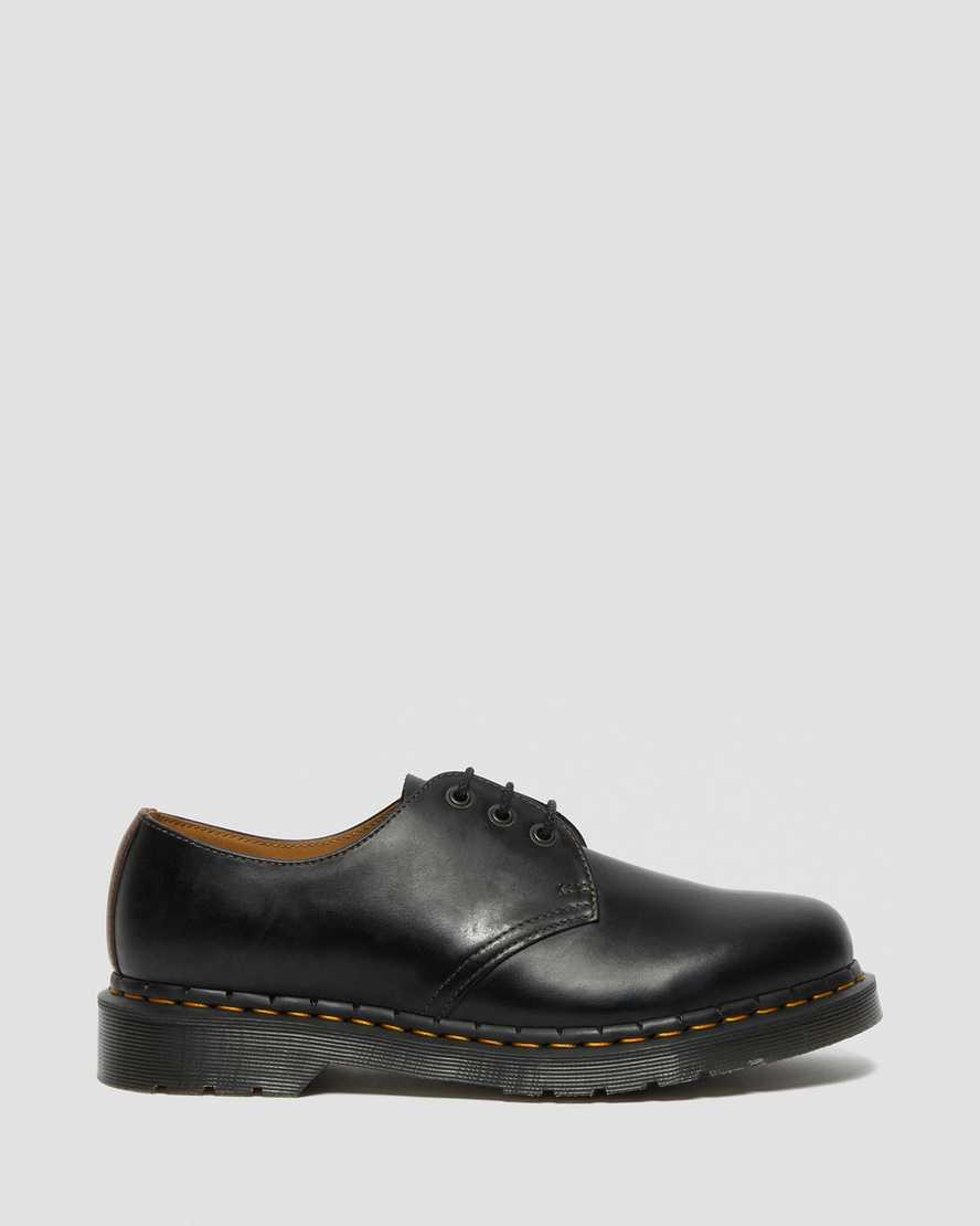 svarta dr martens 1461 abruzzo oxfordskor för män