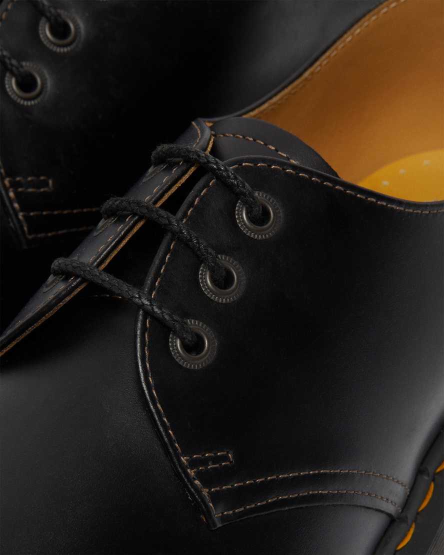 svarta dr martens 1461 abruzzo oxfordskor för män