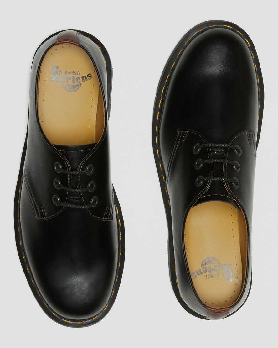 svarta dr martens 1461 abruzzo oxfordskor för män