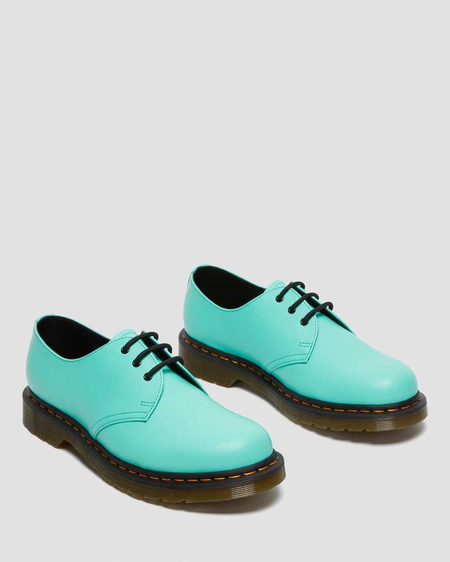 turkos dr martens 1461 smooth oxfordskor för män