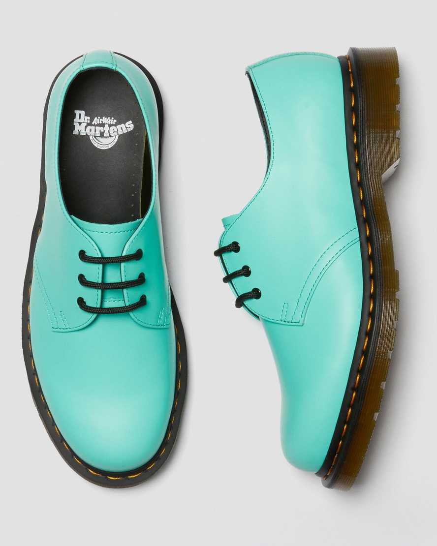 turkos dr martens 1461 smooth oxfordskor för män