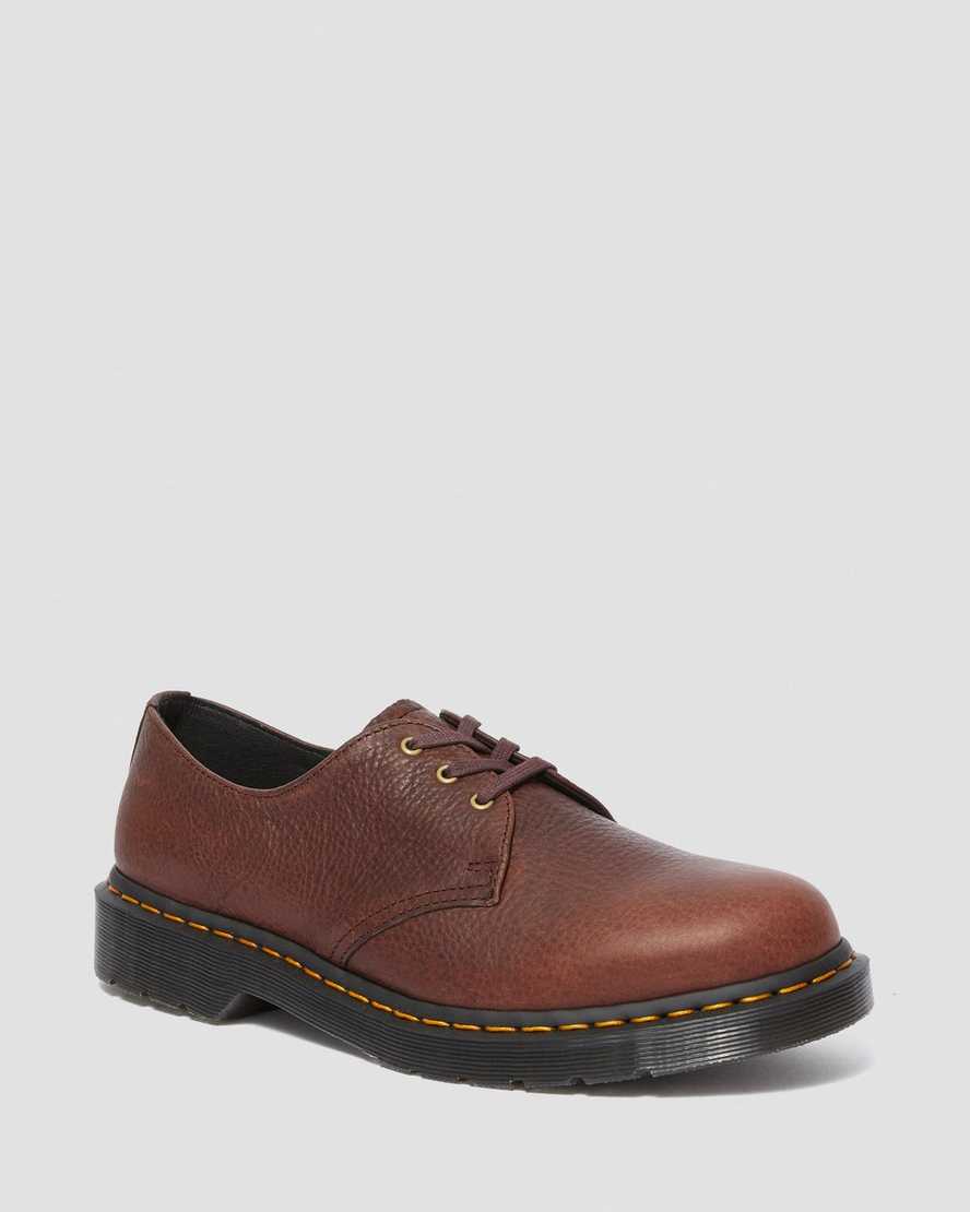 bruna dr martens 1461 ambassador oxfordskor för män