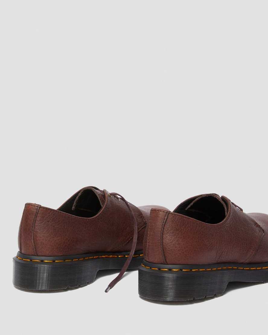 bruna dr martens 1461 ambassador oxfordskor för män